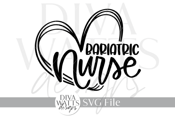 Bariatric Nurse SVG: Premium Graphics for Crafts