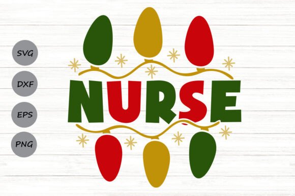 Christmas Nurse Svg: Graphics for Crafts