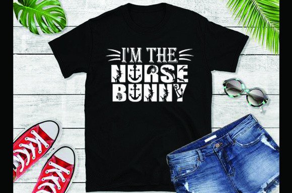Easter Nurse Graphics for T-Shirt Designs