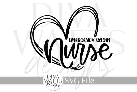 Emergency Room Nurse SVG: Bold Graphics for Crafts