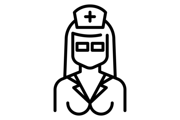 Female Medical Staff Avatar: Graphics & Illustrations