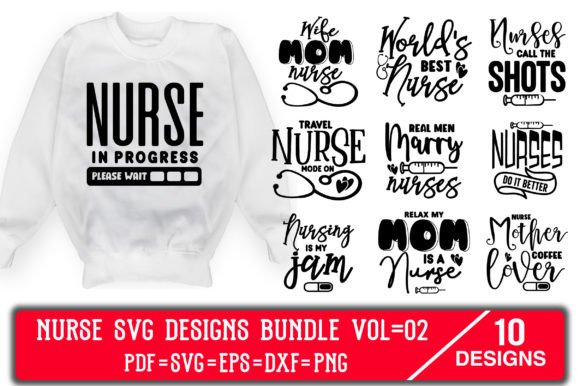 Nurse SVG Bundle: Graphics for Crafts