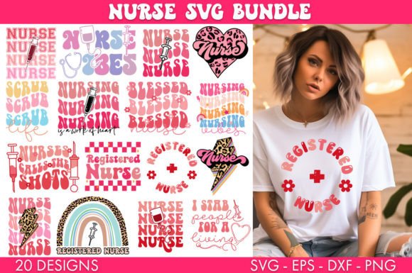 Nurse SVG Bundle: Graphics for Crafts