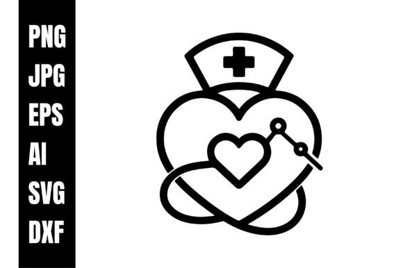 Nurse SVG Heart: Graphics for Crafts & Blogs