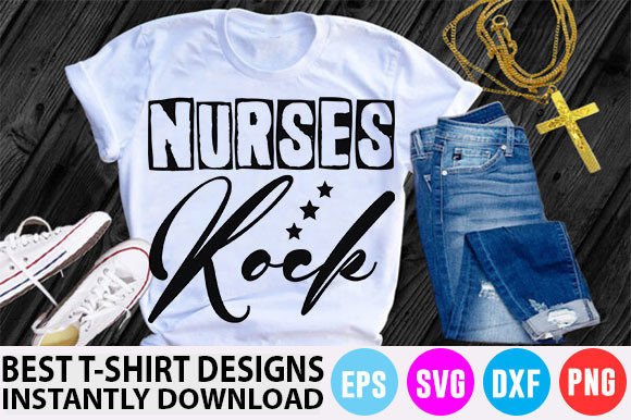 Nurse T-Shirt Design: Graphics for Top Sellers