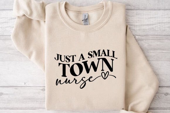 Small Town Nurse SVG: Graphics for Crafts